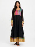 Black Multicolor Kurti