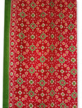 Red Patola-Style Modal Silk Dupatta