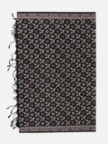 Black Banarasi-Style Silk Dupatta