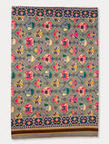 Grey Patola-Style Silk Dupatta