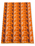 Calcutta orange cotton tissue saree with traditional Bengali work