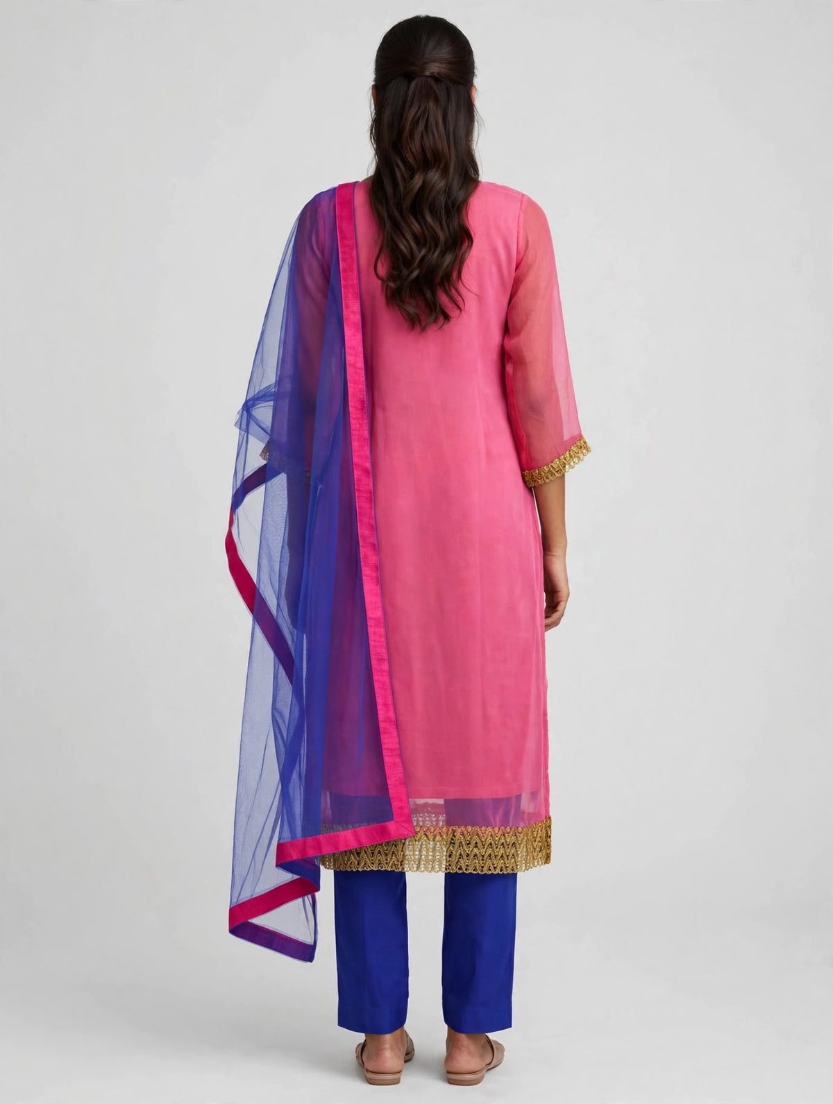 Pink and Blue 3-Piece Suit